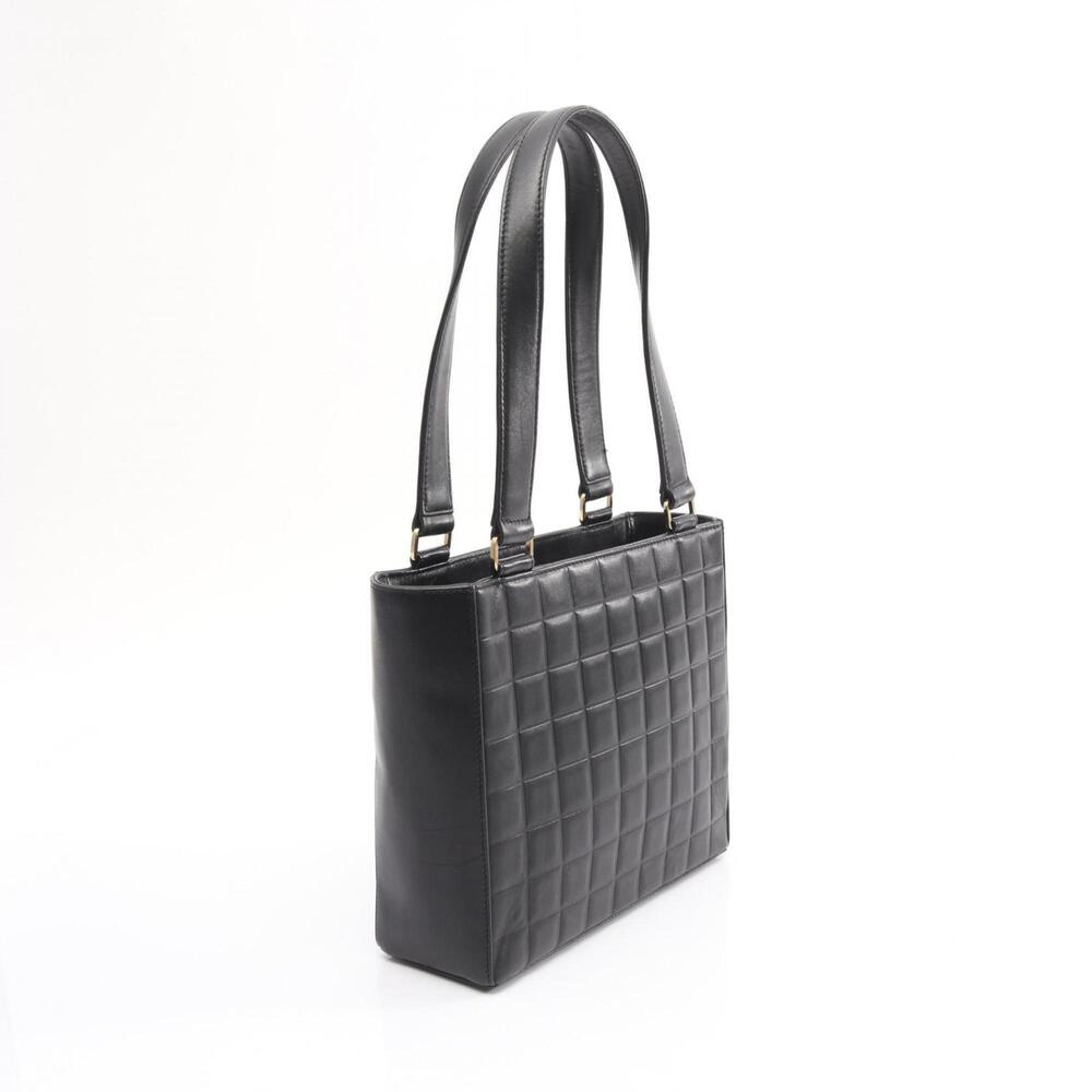 CHANEL Black Lambskin Leather Tote Bag - Picture 2 of 14